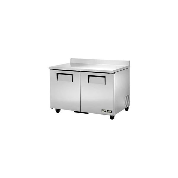 True Food Service Equipment True TWT-48 - Work Top Refrigerator, 2 Sections, 48-3/8inW x 30-1/8inD x 33-3/8inH TWT-48-HC - main